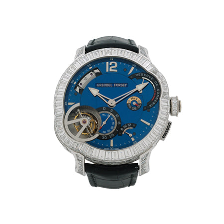 Greubel Forsey 原廠 Diamond-Set Tourbillon型號 24 Secondes
