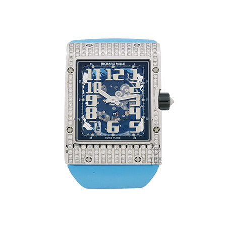 Richard Mille RM 016 Automatic Extra Flat White Gold Diamond “Full Blue”