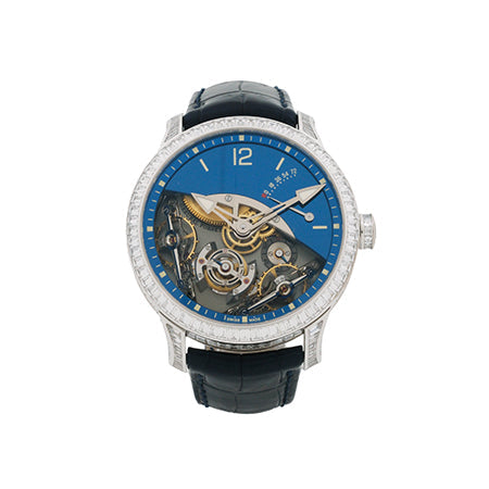 Greubel Forsey Double Tourbillon 30°型號 長方形切割 White Gold Edition