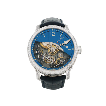 Greubel Forsey Double Tourbillon 30°型號 長方形切割 White Gold Edition