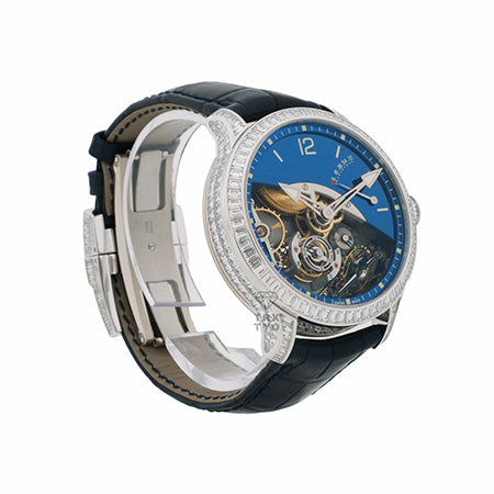 Greubel Forsey Double Tourbillon 30°型號 長方形切割 White Gold Edition