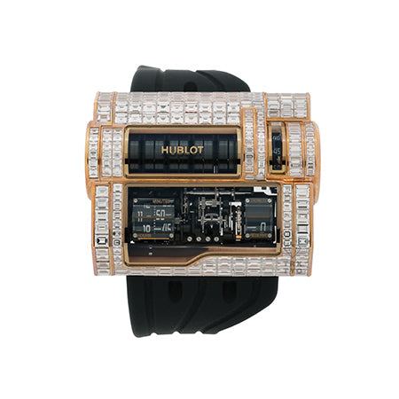 Hublot MP-07 42 Days Power Reserve Tourbillon baguette diamond model