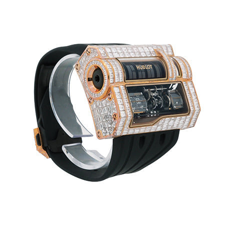 Hublot MP-07 42 Days Power Reserve Tourbillon baguette diamond model