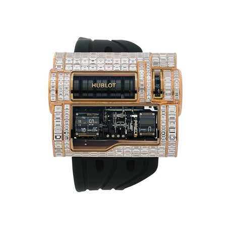 Hublot MP-07 42 Days Power Reserve Tourbillon baguette diamond model