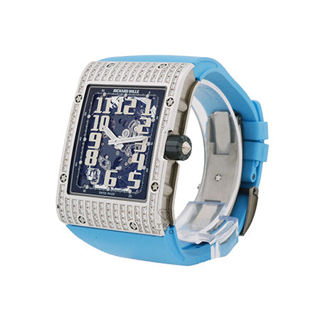 Richard Mille RM 016 Automatic Extra Flat White Gold Diamond “Full Blue”