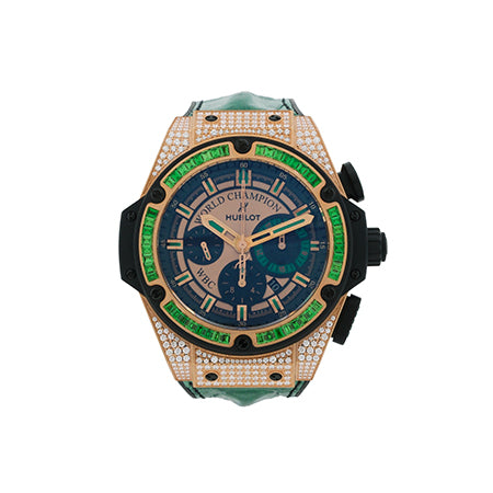 Hublot king power WBC Special EditionFull Pave diamond 703.OX.0218.HR.0918.WBC15