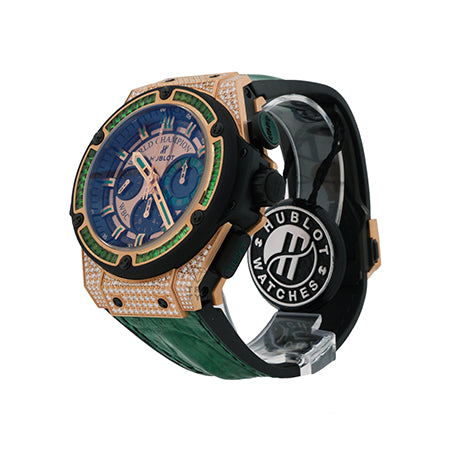 Hublot king power WBC Special EditionFull Pave diamond 703.OX.0218.HR.0918.WBC15