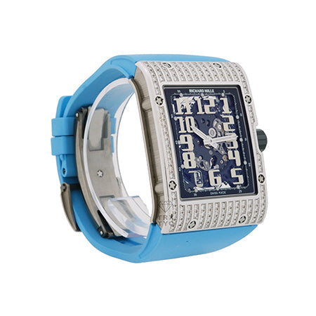 Richard Mille RM 016 Automatic Extra Flat White Gold Diamond “Full Blue”