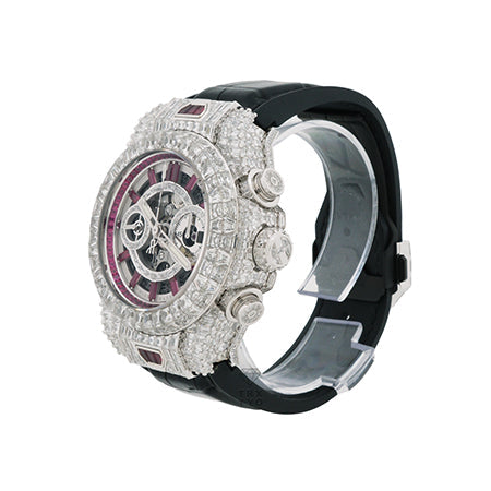 Hublot 宇舶 Unico 高級珠寶 全鑲長方形鑽石 & 紅寶石